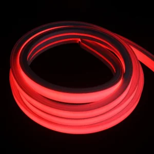 1616 Front-Lit Silicone Flexible LED Neon Light Strip DC 24V IP67 Red Indoor Outdoor