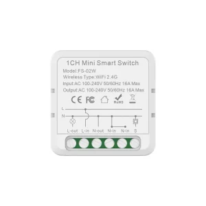 16A Mini WiFi Switch, 1-Way, Remote Control, Timer Relay, Smart Automation