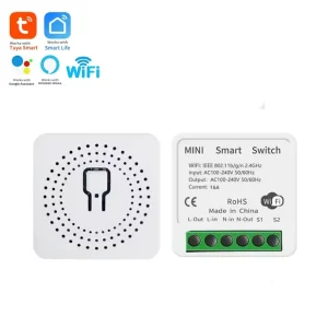 16A Mini WiFi Switch DIY 2-Way Remote Control Timer Relay Module