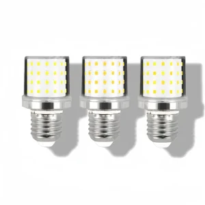 16W Energy Saving Transparent LED Bulb Light Flicker 6500K 4000K 3000K Tricolors E27 Base Type SMD LED Light Foco Corn Bulb