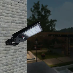 1700LM Outdoor LED Street Garden Light Waterproof All in One Solar Street Light with Remote Control
