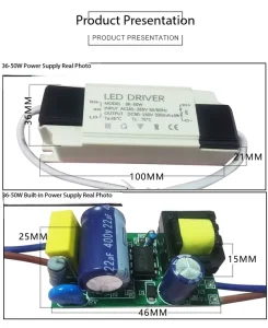 18 24W 280mA 580mA Single Output Waterproof LED Driver for Flood Light & Street Light AC100 260V Input 2 Year Warranty