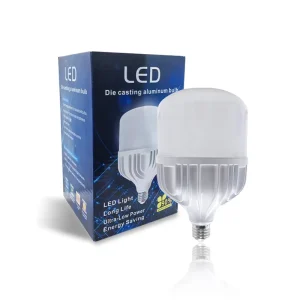 18W 28W 38W 48W 58W 78W T-Shaped Aluminum LED Bulb E27/B22 High-Lumen Lamp