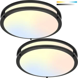 18W 5CCT LED Flush Mount Ceiling Light for Bedroom Kitchen Bathroom Hallway