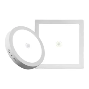 18W LED Ceiling Panel Light with Motion and Sound Sensor