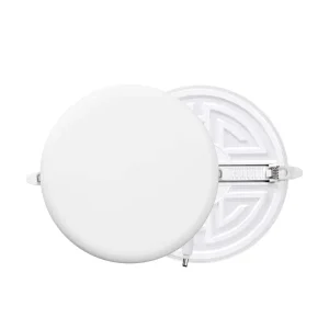 18W Led Flat Commercial Panel Light Modern Surface Mounted Frameless Recessed Round Panel Light for Living Room Bedroom Office