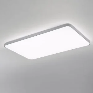 190W Large Rectangle LED Ceiling Light 1130*690mm Dimmable CRI 97 Surface Mounted Modern for Living Room Hall Commercial