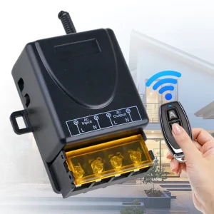 1CH AC DC Wireless Remote Control Switch Kit 433.92MHz 315MHz for Motor Control