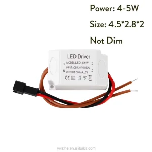 1PCS LED Constant Current Driver 1-3W 4-5W 4-7W 8-12W 18-24W 300mA AC85-265V for LED Downlight