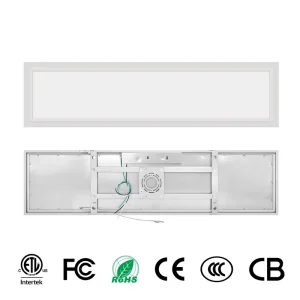 1×4 Artificial Blue Sky LED Skylight Ceiling Panel with Natural Sunlight Effect for Commercial Spaces