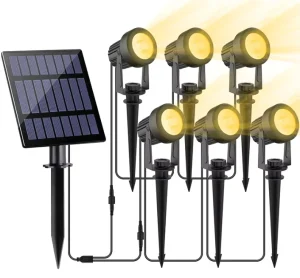 2 4 6 8PCS LED Solar Spot Light Deck Light Waterproof IP67 Underground Light Outdoor Floor Lamp Patio Stair Spotlight