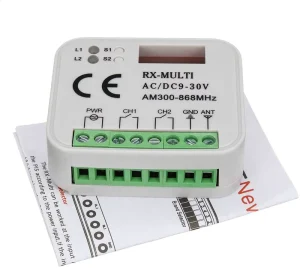 2 Channel Controller Switch 280 868MHz Transmitter Multi Frequency Garage Gate Receiver