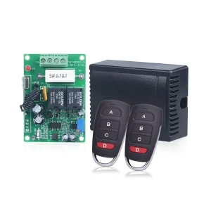 2-Channel DC12V/24V Wireless On/Off Remote Control Receiver Switch, Remote Control Not Included