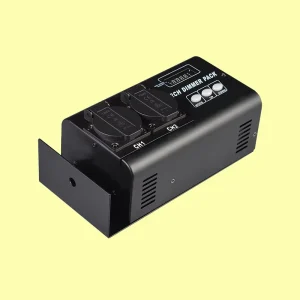2-Channel Digital DMX Dimmer Pack with LCD Display 4400W Max Load for Stage Lighting