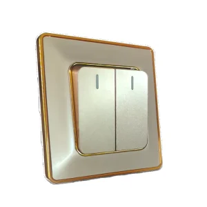 2 Gang 2 Way Wall Switch PC 10A Light Control Switch