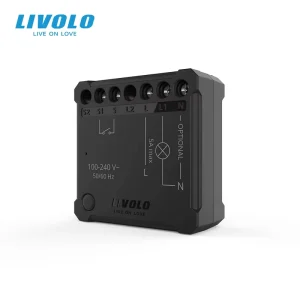 2 Gang Matter Smart Switch Module CE Certified Universal Retrofit Relay Mechanical Switch Voice Control