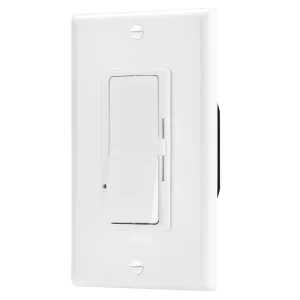 2 Pack Wall Dimmer Switch Full Range Dimming 50-60Hz Wide Voltage for Home Office and Commercial Lighting