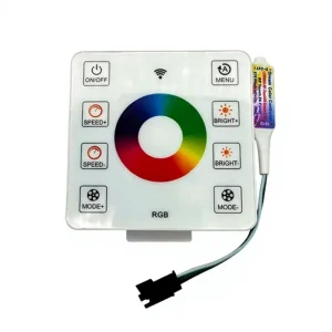 2.4G RF Wireless RGB LED Controller Touch Remote Control Adjustable Color Light Strip Dimmer 12V 24V DC Smart Home Kit 22 6A