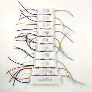 2.4G Three-Color Temperature LED Isolated Driver with Memory Function and Remote Control, Plastic Housing