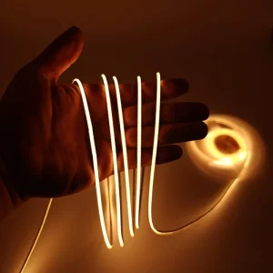 2.7mm Ultra-Narrow COB LED Strip Light 12V/24V RA90 400 LEDs/m Flexible Copper Tape IP20 for Cabinet Lighting