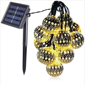 20/30/50 LED Crystal Ball Solar Lamp Power LED String Fairy Lights Solar Outdoor Garlands Garden Christmas Decor Lamp Solar