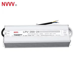200W 24V Switching Power Supply Waterproof LED Driver LPV-200-24V