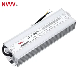 200W 24V Switching Power Supply Waterproof LED Driver LPV-200W-24V