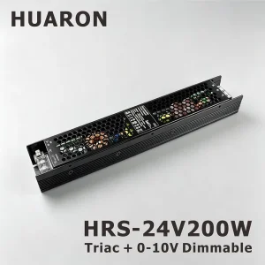 200W 24V Triac Leading-Edge Power Supply with 0-10V Soft Start and 256 Dimming Levels