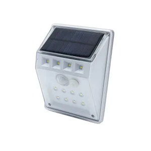 200lm Outdoor Solar PIR Motion Sensor Light 5000K Daylight IP44 Waterproof LED Garden Wall Lights for Courtyard