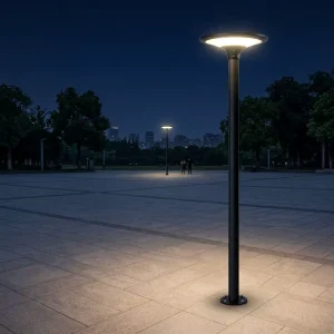 20W 2300LM Sunflower Solar Garden Light 2 CCT Unibody Design IP65 120 Square Meter Coverage Yard Villa Path