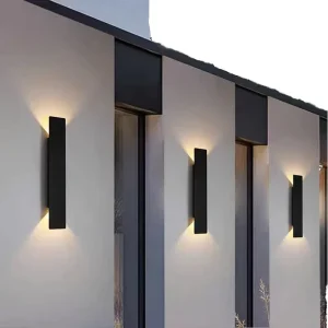 20cm 41cm 61cm Outdoor LED Wall Lights up and Down Aluminum Wall Lamp Waterproof IP65 Courtyard Porch Decor Lighting Fixtures