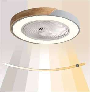 21-Inch Ceiling Light with ABS Fan Blades for Stairway