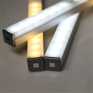 21cm 29cm 14-LED 20-LED Magnetic Motion Sensor Under Cabinet Light for Kitchen Wardrobe