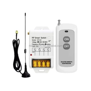 220V 12V 48V Wireless Remote Control Switch 433MHz Smart Switch Remote Control for Lamp Water Pump Motor