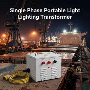220V 380V Input Lighting Transformer Silicon Steel Stack Single Phase Step Down Transformer