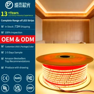 220V High Voltage 2835 LED Strip 120 LEDs M IP65 Waterproof 100m Roll Outdoor & Indoor Ceiling Lighting