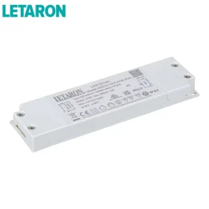220V IP44 Waterproof 1-50W Constant Voltage DC Single Super Slim LED Driver for LED Strip Light
