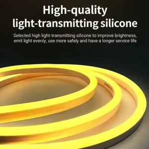 220V Outdoor LED Neon Light Strip, 8x16mm, Wireless, for Outdoor and Industrial Lighting