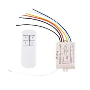 220V Wireless Lighting Remote Control Switch 10-50m Range 10A Multi-Channel for Home Automation