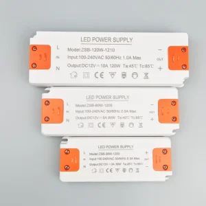 220V to 12V/24V Slim LED Strip Lighting Transformer Driver DC Power Supply for Christmas Decorations