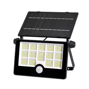 232 LED Solar Wall Light with USB Rechargeable Battery, PIR Motion Sensor, SOS, and Waterproofing