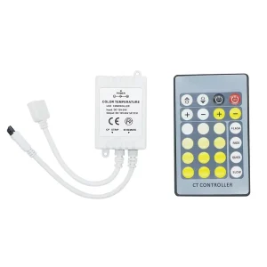 24-Key IR Remote Dimmer 6A Output CCT Color Temperature Controller