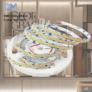 240 LEDs/m SMD 2835 LED Strip Light, 12V IP65 Waterproof, WS2815, 6000K