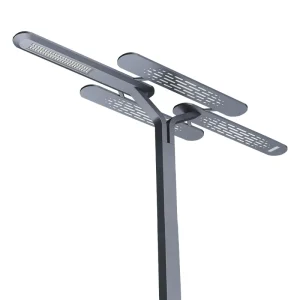 240W AC Modular Solar LED Street Light with IP65 Rating, Dimmable Lighting, and RoHS Certification