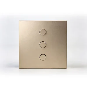 24A Series RS485 Round Push Button Metal Panel Electrical Wall Light Switch for Smart Hotel
