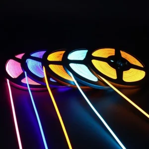 24V 12V COB LED Strip Light 840 LEDs/m RGB RGBW 3000K