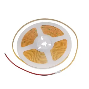 24V 3.0mm COB LED strip light 400 LEDs dotless warm white for furniture lighting