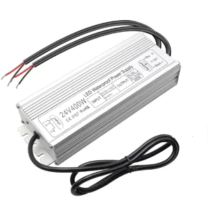 24V 400W LED Power Supply IP67 Rainproof Waterproof Outdoor Driver DC 24V Low Voltage Transformer Adapter for LED Light