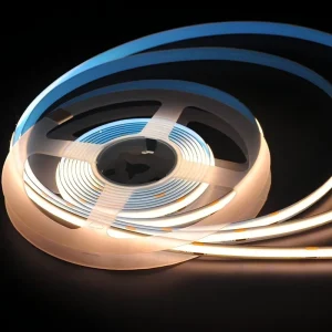 24V 8mm 480 LEDs/m COB LED Strip Light CRI 95 Dot-Free Dimmable Self-Adhesive Flexible