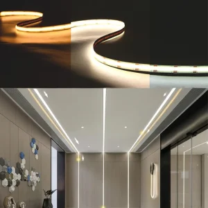 24V CCT Running Water COB LED Strip Light Kit with Dual Color and App Control